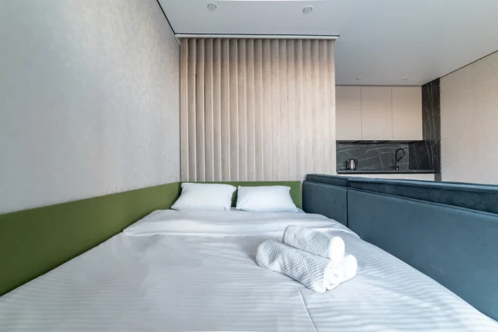 Short-term studio apartment at 25 Brilevskaya Str., Minsk