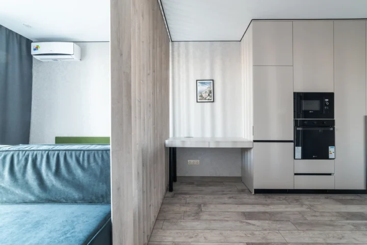 Short-term studio apartment at 25 Brilevskaya Str., Minsk