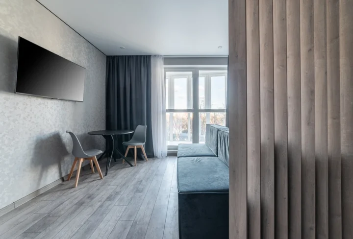 Short-term studio apartment at 25 Brilevskaya Str., Minsk