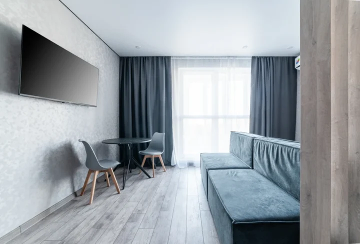 Short-term studio apartment at 25 Brilevskaya Str., Minsk