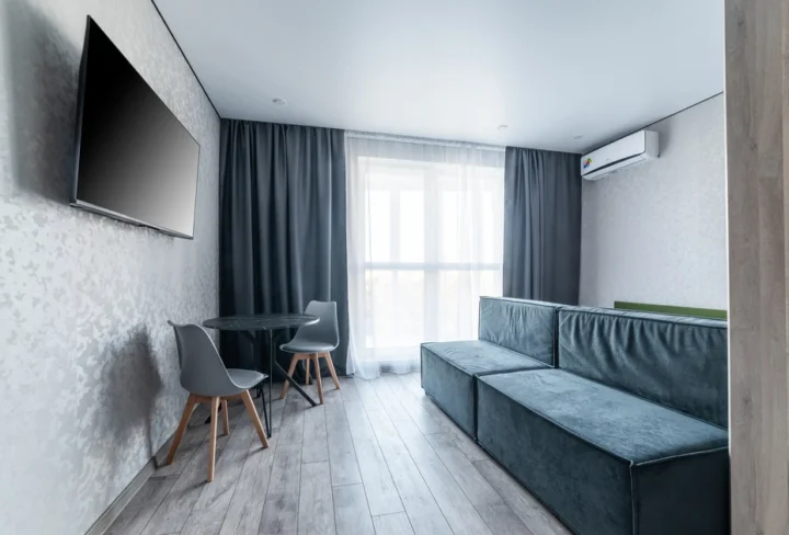 Short-term studio apartment at 25 Brilevskaya Str., Minsk