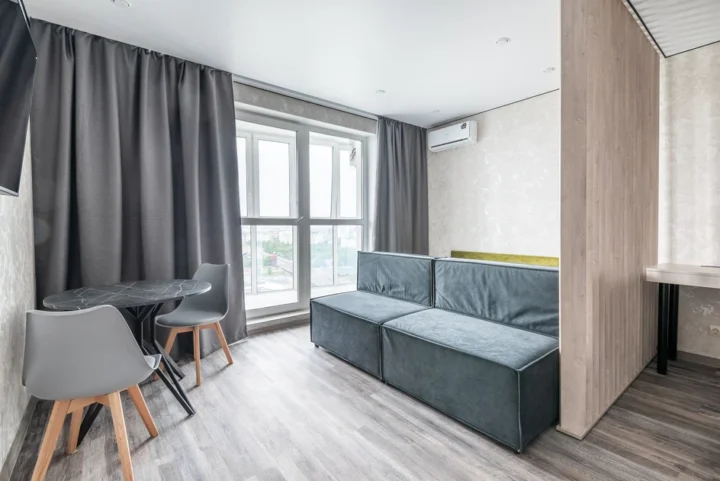 Интерьер квартиры-студии на сутки по адресу: Минск, Брилевская, 29