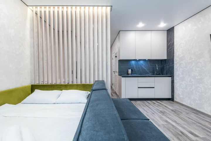Интерьер квартиры-студии на сутки по адресу: Минск, Брилевская, 29