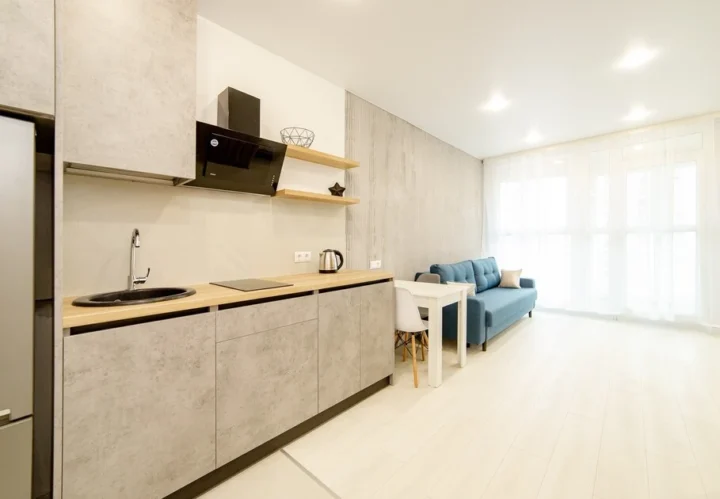 Short-term studio apartment at 33 Brilevskaya Str., Minsk