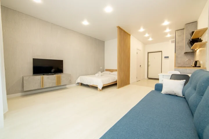 Short-term studio apartment at 33 Brilevskaya Str., Minsk