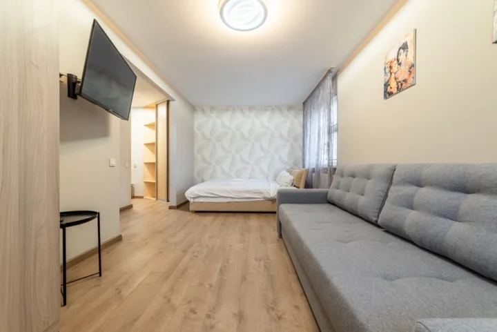 Short-term 1-bedroom apartment at 14 Gikalo Str., Minsk