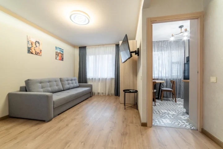Short-term 1-bedroom apartment at 14 Gikalo Str., Minsk