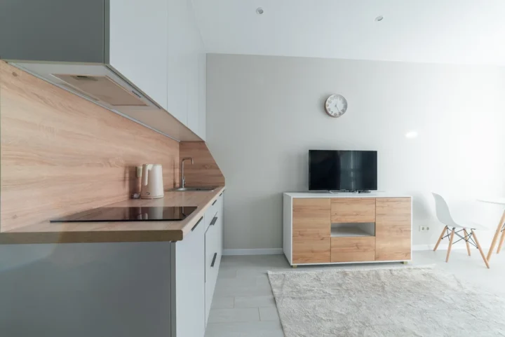 Short-term studio apartment at 19 Igorya Luchenka Str., Minsk