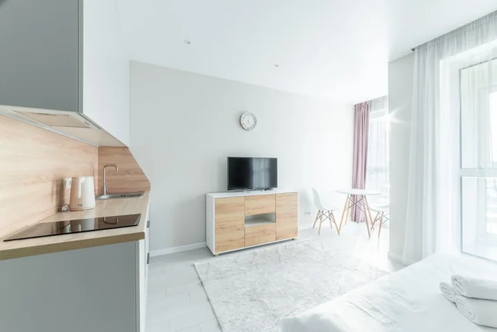 Short-term studio apartment at 19 Igorya Luchenka Str., Minsk