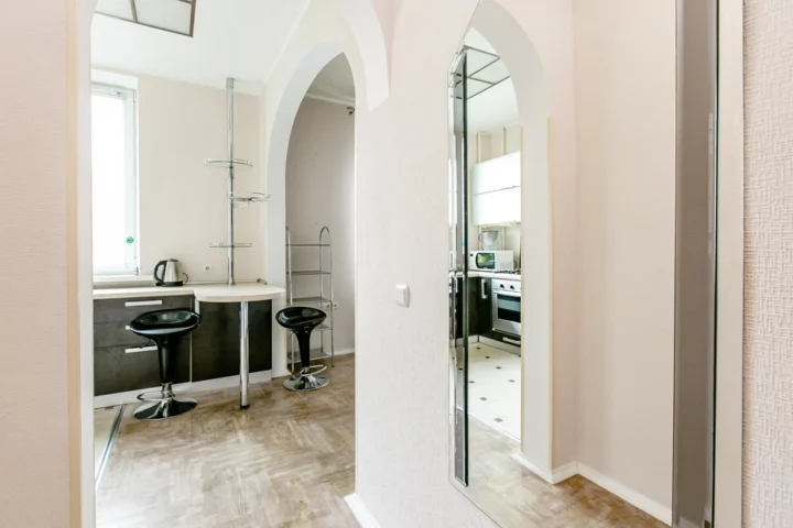 Short-term studio apartment at 5 Kalvariyskaya Str., Minsk