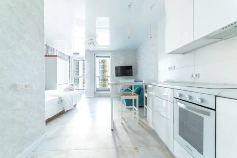 Short-term studio apartment at 12 Mikhaila Savitskogo Str., Minsk