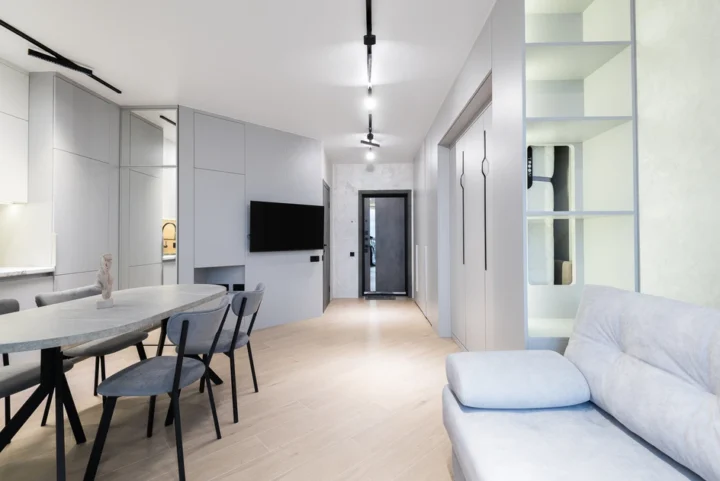 Интерьер квартиры-студии на сутки по адресу: Минск, ул. Михаила Савицкого, 37