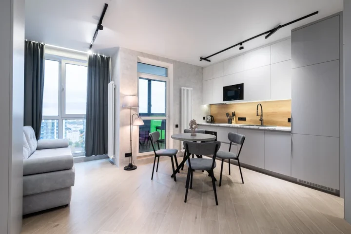 Интерьер квартиры-студии на сутки по адресу: Минск, ул. Михаила Савицкого, 37