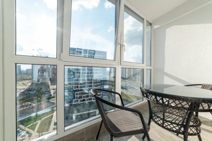 Short-term studio apartment at 20 Nikoly Tesly Str., Minsk