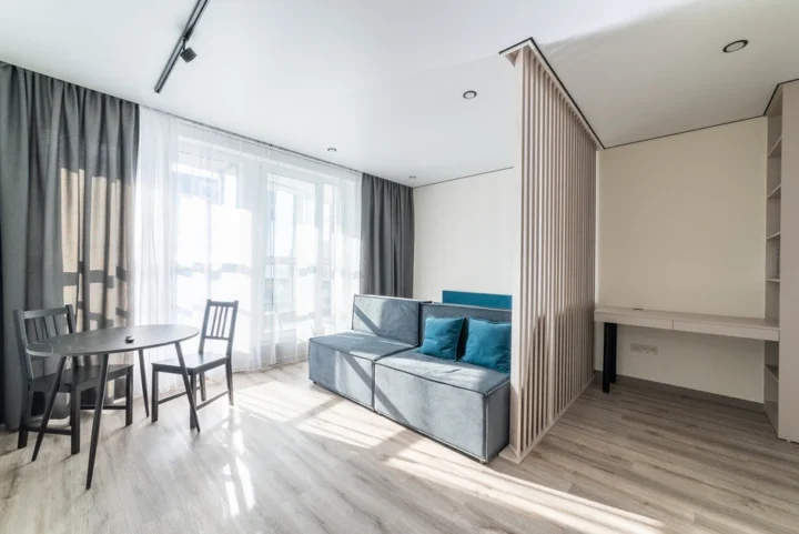 Short-term studio apartment at 20 Nikoly Tesly Str., Minsk