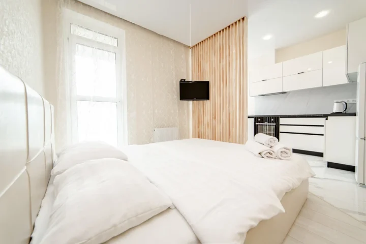 Short-term studio apartment at 6 Nikoly Tesly Str., Minsk