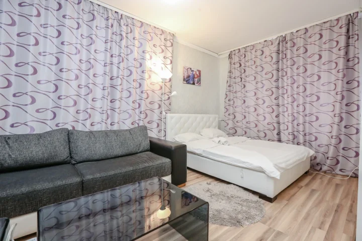 Short-term 1-bedroom apartment at 20 Romanovskaya Sloboda Str., Minsk