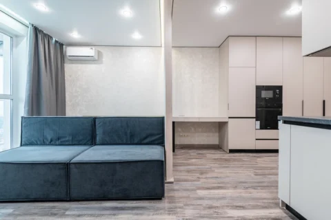 Short-term studio apartment at 29 Brilevskaya Str., Minsk