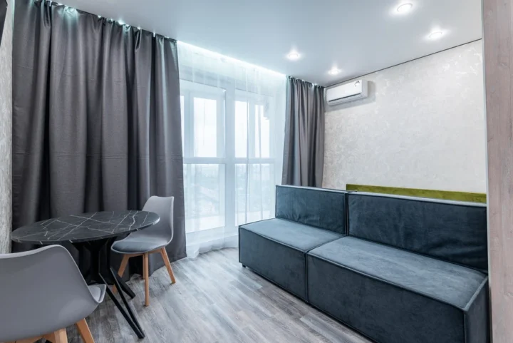 Short-term studio apartment at 29 Brilevskaya Str., Minsk