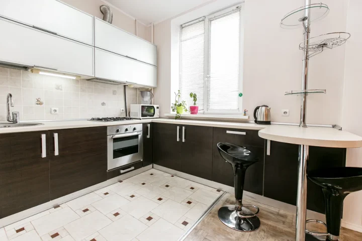 Short-term studio apartment at 5 Kalvariyskaya Str., Minsk