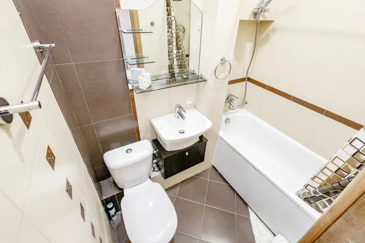 Short-term studio apartment at 5 Kalvariyskaya Str., Minsk