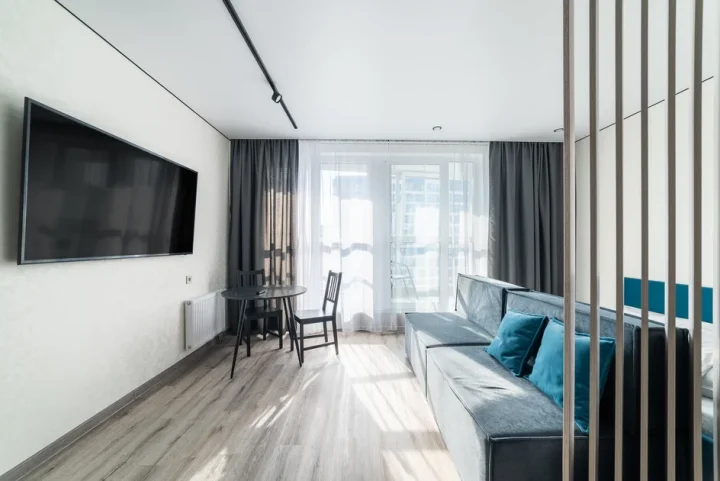 Short-term studio apartment at 20 Nikoly Tesly Str., Minsk