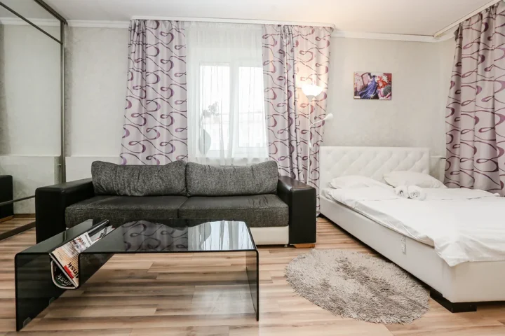 Short-term 1-bedroom apartment at 20 Romanovskaya Sloboda Str., Minsk