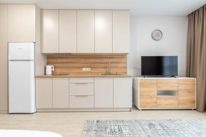 Интерьер квартиры-студии на сутки по адресу: Минск, ул. Николы Теслы, 20