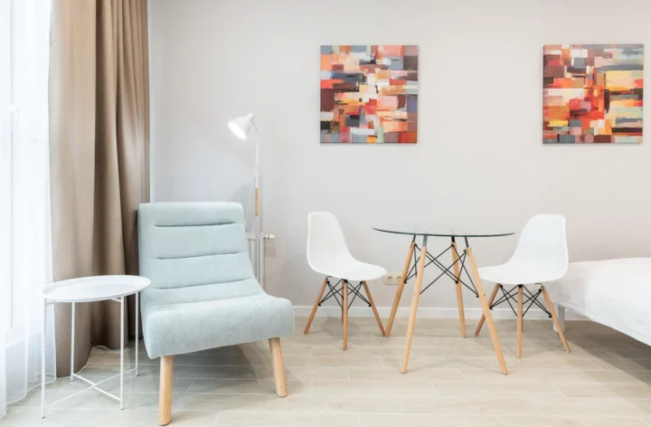 Интерьер квартиры-студии на сутки по адресу: Минск, ул. Николы Теслы, 20